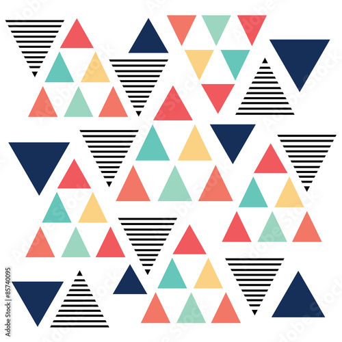  Triangle pattern color variation
