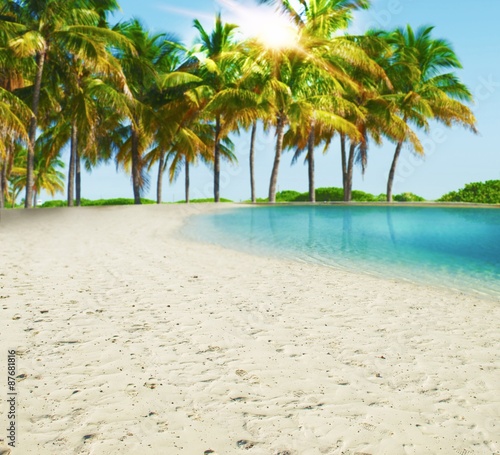 Fototapeta Paradise tropical beach