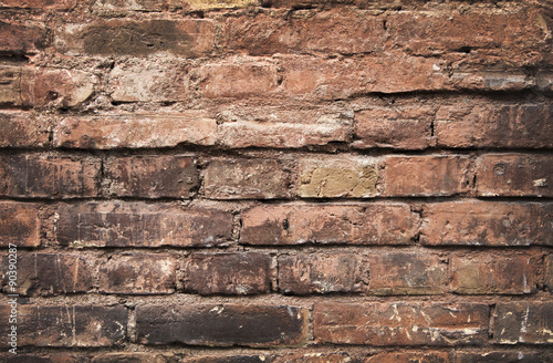 cracked concrete vintage brick wall background