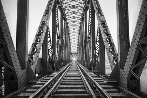 Fototapeta Railway Bridge,Adana,Turkey