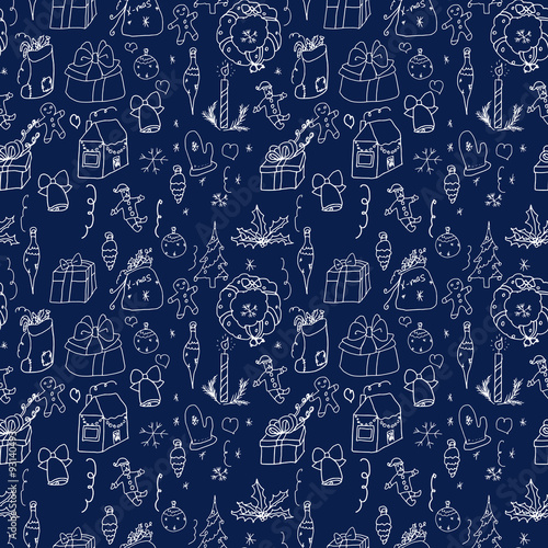 Set of symbols Christmas and winter.