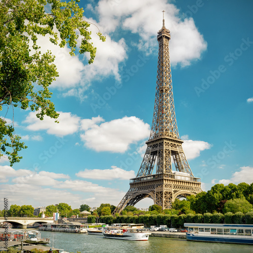 Fototapeta The Eiffel in Paris