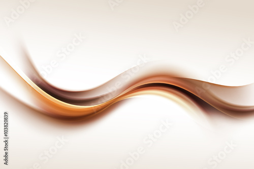 Fototapeta Gold Brown Wave Design Abstract Background