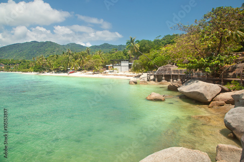 beautiful tropical beach. Thailand, Koh Phangan