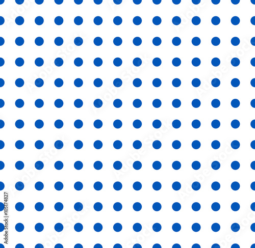 Polka dots pattern. Seamlessly repeatable dotted, circle backgro