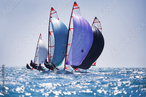 Fototapeta sailing regatta