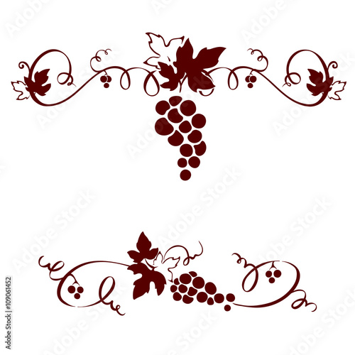 Set design elements -- grape