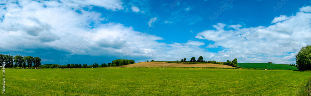 blue & green landscape panorama
