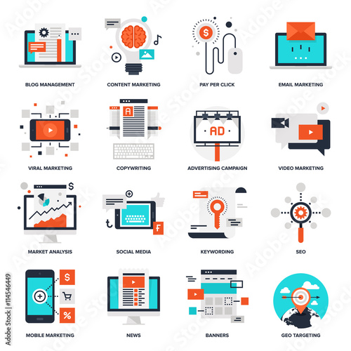 Digital Marketing Icons