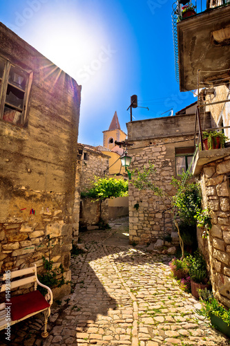 Town of Pirovac old stone street