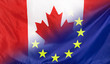 European Flag merged with Flag of Canada European Flag merged with Flag of Canada