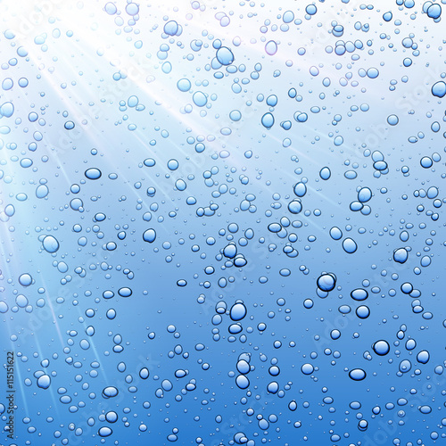 Naklejka na szybę Background with drops.