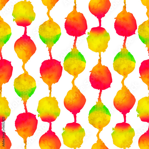 Naklejka dekoracyjna Abstract colorful watercolor seamless pattern. Vector seamless texture for wallpapers, pattern fills, web page backgrounds
