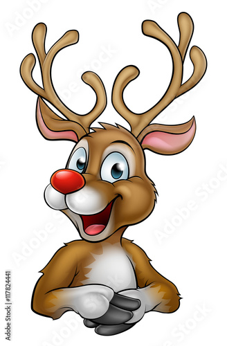Christmas Reindeer Cartoon