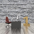 Office with number one, 3d illustration Office with number one, 3d illustration