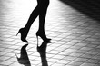 Female legs in fashionable shoes Female legs in fashionable shoes