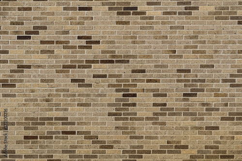 Beige and Brown Brick Wall