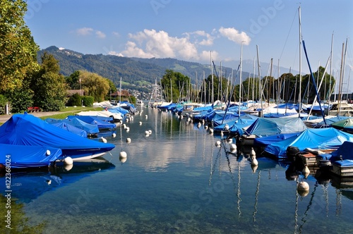 Zdjęcie XXL Łódkowaty schronienie w Thun am Thunersee, Bernese Oberland, Szwajcaria