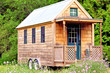 View of tiny house with porch
View of tiny house with porch
