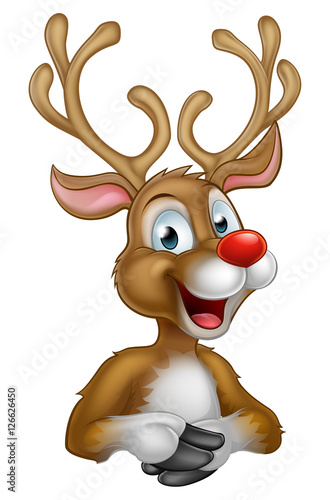 Cartoon Christmas Reindeer