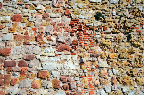 Alte malerische Mauer