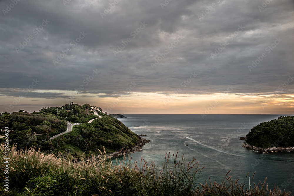 Phromthep Cape viewpoint Phuket Thailand