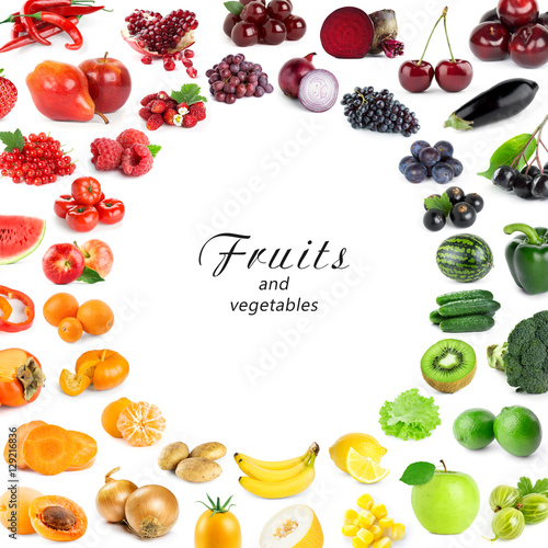 Fruits and vegetables