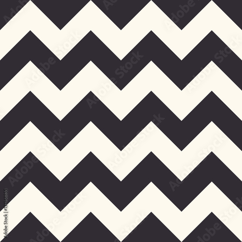 Fototapeta Fashion zigzag pattern, seamless vector background