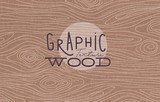 Graphic wood texture brown
