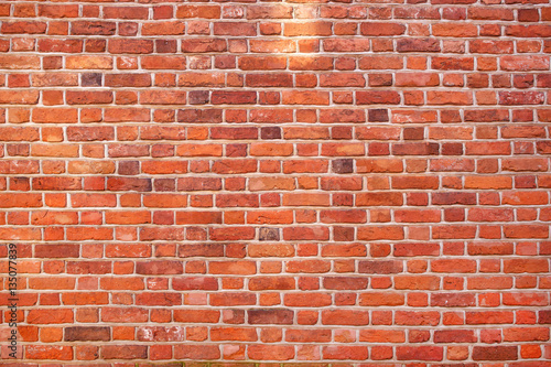 Red brick wall texture grunge background