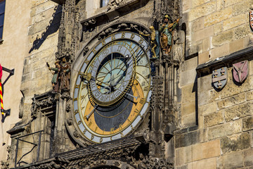 Astronomical Clock  in the Old Town of Prague