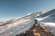 Etna volcano in spring Etna volcano in spring