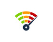 Wifi Speed Icon Logo Design Element
