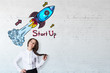Start up concept Start up concept