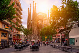 Cozy street in Barcelona, Spain
