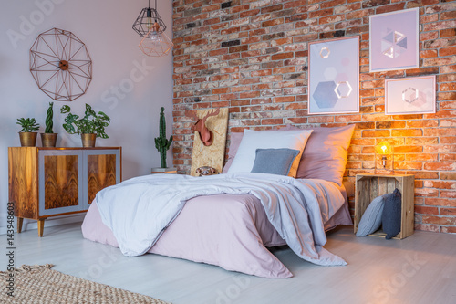 Industrial design of bedroom