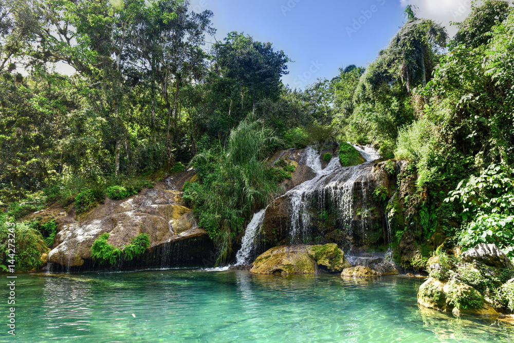 El Nicho Waterfalls in Cuba