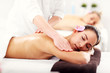 Two beautiful women getting massage in spa Two beautiful women getting massage in spa
