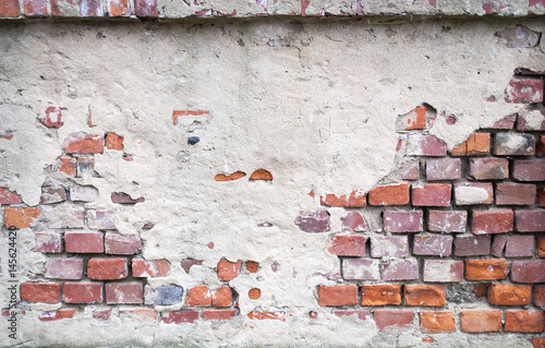 Alte Backsteinmauer, Textur, Hintergrund, Textfreiraum