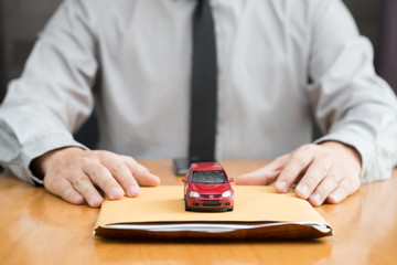 Submit a document for car loan