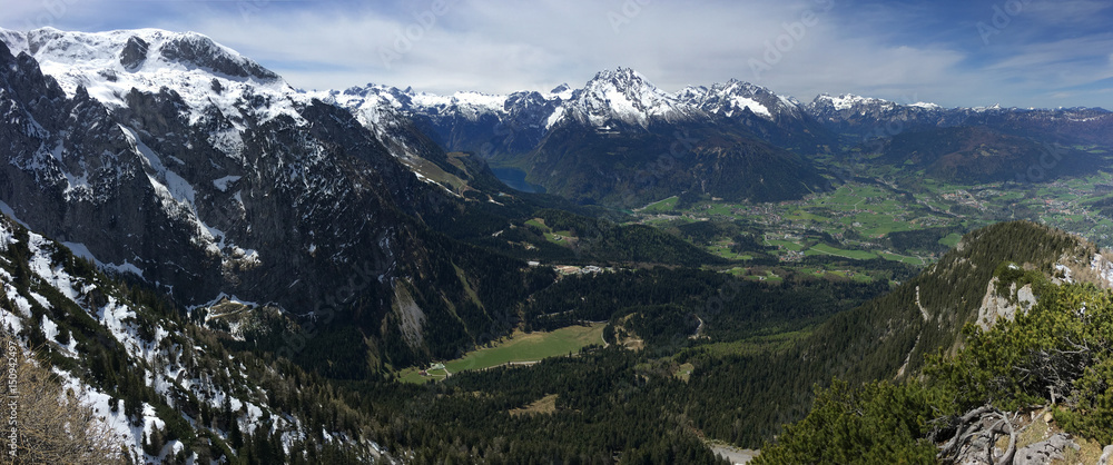 Berchtesgaden Valley from Kehlstein, Germany