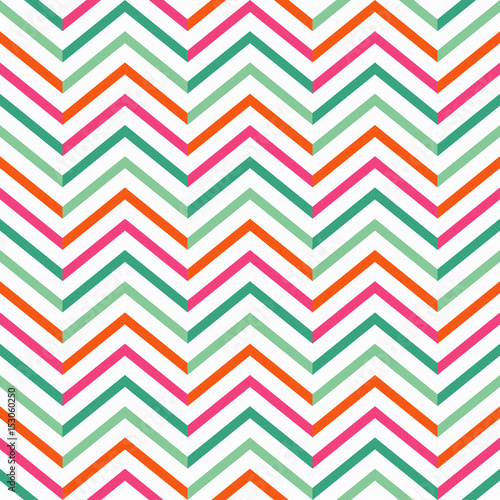 Zdjęcie XXL Zig Zag bez szwu wzór. Abstrakcyjne tło. Tapeta Geometryczne paski.