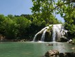 Turner Falls, Oklahoma Turner Falls at 77 feet located in Honey Creek, Arbuckle Mountains is Oklahoma’s tallest waterfalls. Turner Falls, Oklahoma Turner Falls at 77 feet located in Honey Creek, Arbuckle Mountains is Oklahoma’s tallest waterfalls.