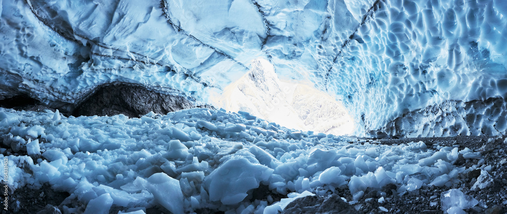 Panorama der Eiskapelle Berchtesgaden, Watzmann-Ostwand