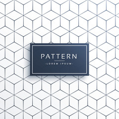 minimal geometric line pattern background in hexagonal shape