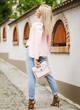 Young beauty woman posing in the street, fashion model, stylish photo, outdoor portrait Young beauty woman posing in the street, fashion model, stylish photo, outdoor portrait