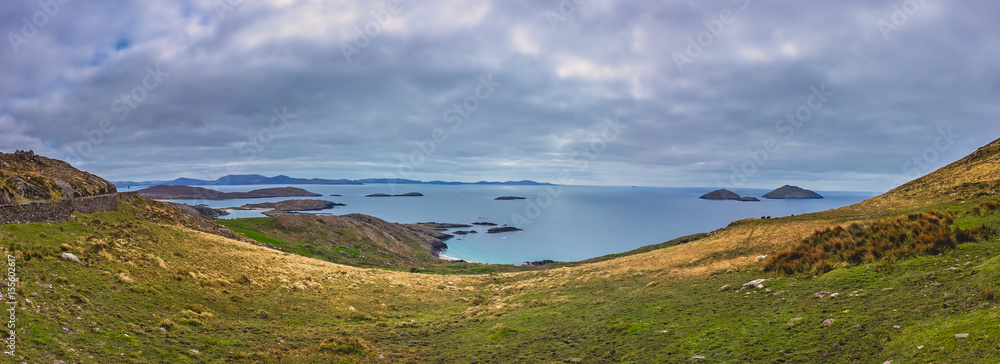 Ring of Kerry landscape panorama