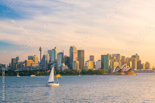 Downtown Sydney skyline