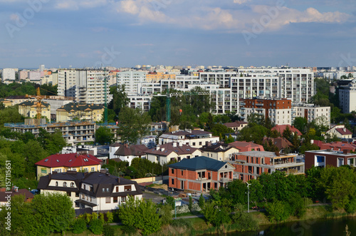 Zdjęcie XXL Warszawa-osiedle mieszkaniowe na Ochocie/Warsaw-settlement in Ochota district, Mazovia, Poland