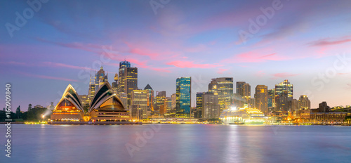 Downtown Sydney skyline